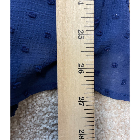 Torrid 2( 2X) Woman's Blue Long Sleeve Blouse Button Front rn# 148862 - Picture 11 of 11